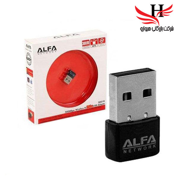 تصویر کارت شبکه بدون آنتن ALFA3001